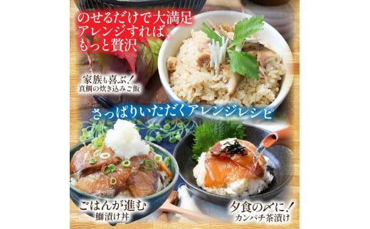 【CF-R7hbk】漬け丼セット4種 80g×各1P 2回定期便 海鮮丼 海鮮丼セット 真鯛 ブリ カンパチ マグロ 海鮮 漬け お茶漬け 鯛 ぶり 鰤 勘八 かんぱち まぐろ 小分け パック ご飯 晩御飯 惣菜 刺身 冷凍 配送