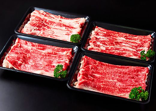 【定期便】近江牛定期便　ハンバーグ/切り落とし/角切り　全3回【FO54W】（国産牛　和牛　ブランド牛　ブランド和牛　黒毛和牛　牛肉　肉　高級　人気　おすすめ　神戸牛　松阪牛 に並ぶ 日本三大和牛 近江牛）