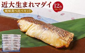 近大生まれマダイ 焼味四種食べ比べセット／12食【KD1】 303446_CT001
