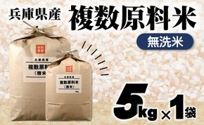 【７営業日以内発送】【無洗米】兵庫県産 複数原料米 5kg 令和７年産 【城口商店】ブレンド米 米 お米 5kg 米5kg 兵庫県産 令和7年産 R7年産 2025年産