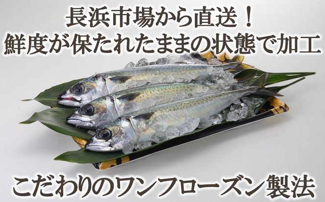 【A4-110】長浜市場直送！ 九州名物胡麻さば【ワンフローズン製法】420g