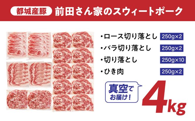 「前田さん家のスウィートポーク」肉肉肉4kgセット(真空)_AC-89-002-4kg-s