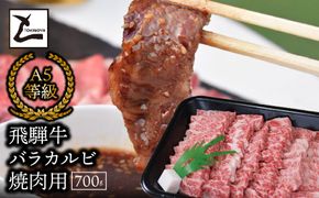 AB-5 A5飛騨牛バラカルビ焼肉用700g