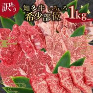 知多牛 希少部位1kg 訳あり 国産牛肉 ブランド牛 真空 冷凍 精肉店 肉屋 直送 ラムシン イチボ 中落ちカルビ ヒレ ロース芯 トモサンカク ネクタイ リブキャップ 厳選 焼肉 赤身 レシピ