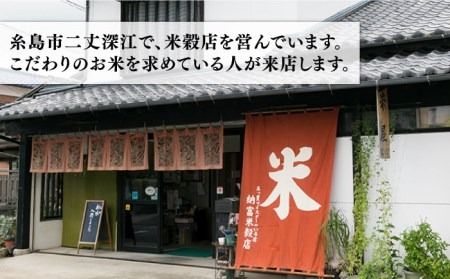 【年内発送】【令和7年産新米】伊都の米 5kg 糸島市 / 納富米穀店 [ARL001] 米 お米 ご飯 白米 九州 5キロ 5kg  令和6年産
