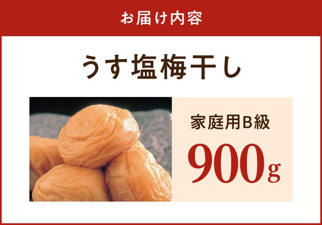 紀州南高梅　うす塩味　家庭用Ｂ級　900g_SF2024