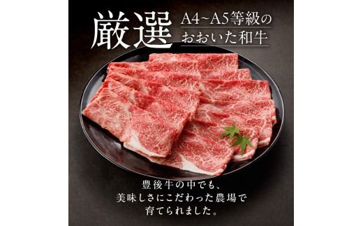 【贈答用】A4～A5等級 おおいた和牛ウデ肉スライス800g（1パック）_2420R