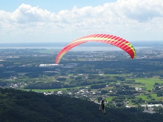 （パラグライダータンデムフライト）インストラクターとの2人乗り体験 霞ヶ浦の絶景を眺めながら空中散歩！ ※離島への配送不可