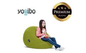 Yogibo Drop Premium（ヨギボー ドロップ プレミアム）＜ライムグリーン＞【ビーズクッション ビーズ 座椅子 椅子 クッション ビーズソファー ビーズソファ 新生活 プレゼント インテリア 家具 ベッド ゲーム】-[G763-14]