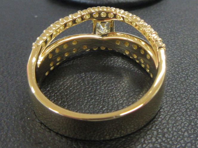 K18YG Dカラーダイヤリング SWCB004-yg