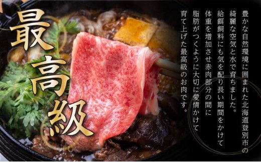 登別牛 堪能セット[定期便3回お届け]（サーロインステーキ、肩ロースすき焼き しゃぶしゃぶ用、ハンバーグ）