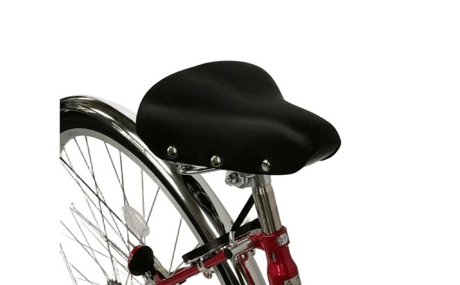 099X338-1 STYLE KIX  CITY276 レッド【27型 自転車 完成品 組み立て不要 アウトドア サイクリング じてんしゃ 通勤 通学 新生活】