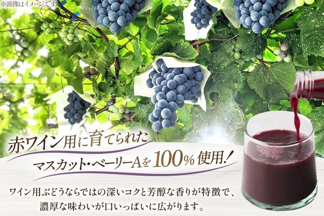 ジュース ぶどうジュース100％ ストレート 国産 ぶどう 韮崎ブドウジュース 720ml 2本 ぶどうジュース 葡萄 ストレートジュース マスカットベーリーＡ 農園 送料無料 [Creation farm 山梨県 韮崎市 20743407]