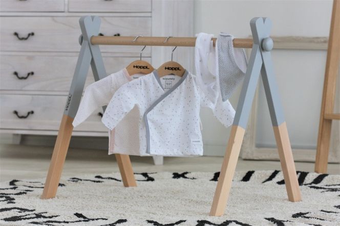 HOPPL（ホップル） amimals ベビージムセット グレー／マスコット