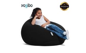 Yogibo Drop Premium（ヨギボー ドロップ プレミアム）＜ブラック＞-[G763-3]