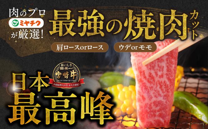 畜産農家応援! 宮崎牛焼肉2種セット500g×2パック_AC-N204