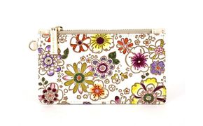 【文庫屋大関】すっきりカードケース　みつばち【皮革工芸品】 ファッション小物 雑貨 フラグメントケース 小銭入れ付き 収納 スマート 日本製 ミツバチ 