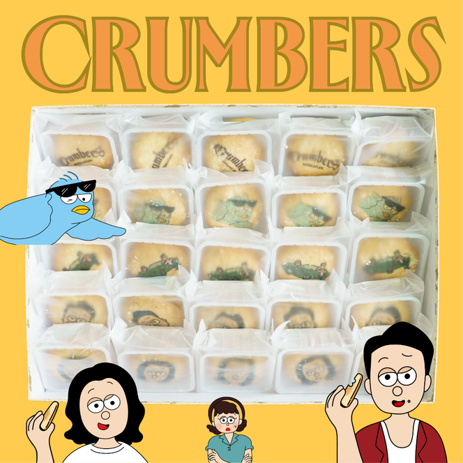 菓子 アニメ 「 CRUMBERS 」菓子庵石川特製プリントちいずぷっちいセット（25個）【特製メモリアル・キャンバス梱包エコ仕様】 ｜ 伊那市 長野県【037-17】