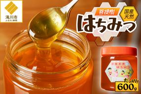 【北海道滝川産】高見養蜂場の純粋はちみつ(菩提樹、シナの木600g×1本)｜国産 日本製 天然 無添加 純粋 非加熱 生はちみつ ミツバチ ハニー 栄養 健康 美容 ビタミン ミネラル 抗生物質 プロポリス アミノ酸 濃厚 ギフト 贈答