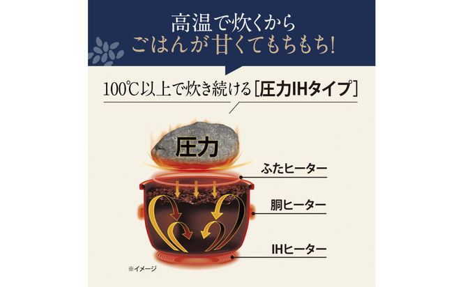 象印 圧力IH炊飯ジャー 1升炊き ( 炊飯器 ) 「 極め炊き 」 NWYD18-BA ブラック 272183_AK106