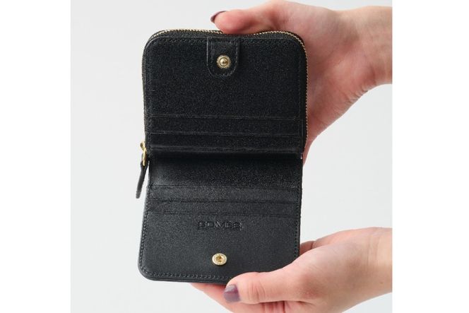 SOMES 二つ折り財布 （ブラック）PT-85 [ソメスサドル 北海道 砂川市 12260813-b] ソメス 財布 メンズ レディース 二つ折り 二つ折 2つ折り 本革 革 革製品 レザー ウォレット サイフ さいふ somes saddle