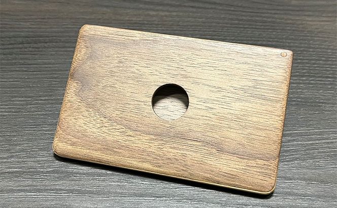 木 の 名刺入れ （ウォールナット/ビーチ） bolly木工房 木材 ビジネスシーン 工芸品 雑貨 日用品 