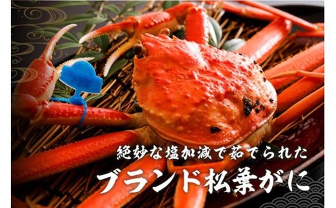 かに卸問屋がお届け・自社釜ゆで！山陰沖ゆで松葉がに 700ｇ～800ｇ 中大サイズ（11月発送）／北畿水産　HK00309