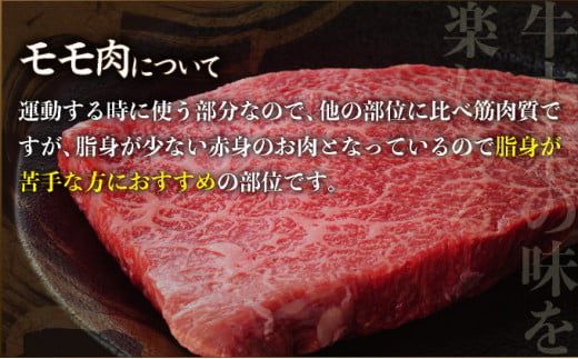 《佐賀牛》モモステーキ 200gｘ3枚