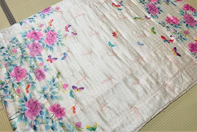 着物リメイク　近江手引き真綿　肌掛ふとん　500ｇ　HT00063