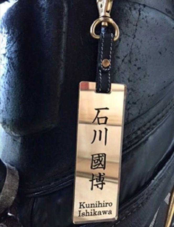 169-44-001　〈オーダーメイド〉ネームプレート アクリルミラーゴールド　 【名入れ　ゴルフ オリジナル　高級　プレゼント　ギフト　名入り】