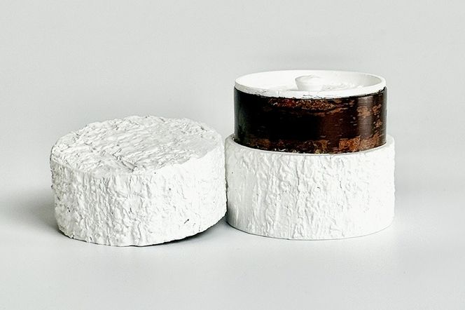 角館樺細工《冨岡商店》茶筒 マットバーク ホワイト ワイド S 角館工芸協同組合|02_kdk-0j0101a