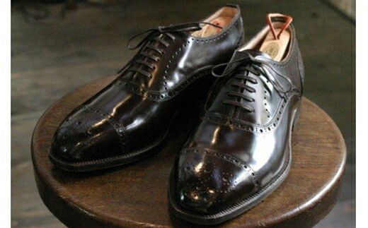 舶来カーフ内羽根ストレートチップ【舶来革靴レザーフルオーダーメイド竜田靴一人ひとりに合わせた足型（木型orプラスチック）あなただけの靴何十年大阪府門真市】 272230_BE010