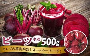 【限定販売】スーパーフード ビーツ 水煮 500g 【福岡県糸島産】 糸島市 / オーガニックナガミツファーム スムージー スープ [AGE045]