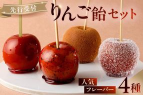 【先行受付】AERIりんご飴セット：人気フレーバー４種【0112-005】