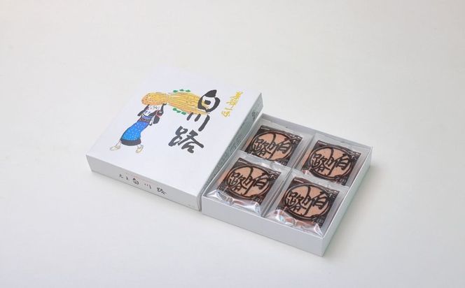 【京のおせん処田丸弥】京せんべい白川路3枚×12袋｜京都 老舗 素朴な胡麻煎餅 人気 しらかわじ 261009_B-XR01