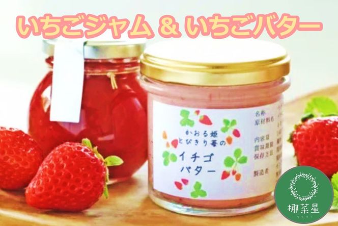 【B-214】自然栽培 福岡県産あまおう いちごジャム＆いちごバター