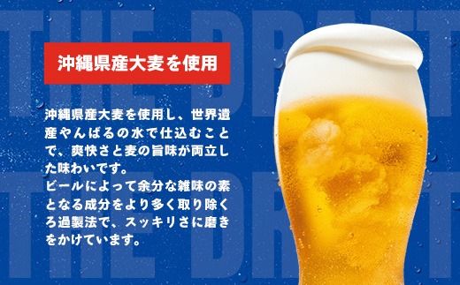 【オリオンビール】オリオン ザ・ドラフト＜500ml×24缶＞-ビール オリオン ビール 1ケース 500ml 24本 すっきり 飲みやすい こだわり 改良 リニューアル おすすめ 沖縄県 八重瀬町【価格改定YB】
