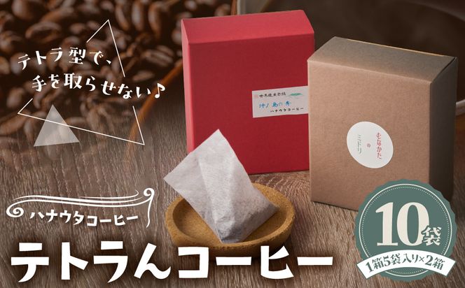 「ハナウタコーヒー」テトラんコーヒー２箱セット【ハナウタコーヒー】_HA1149