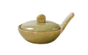 グリーン：伊賀焼 エッグベーカー（小） ngtn0040-2