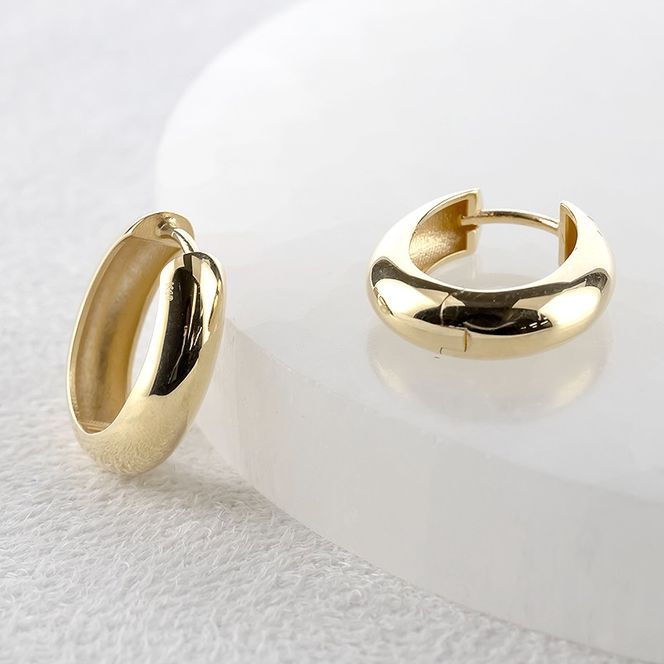 18金 フープ ピアス 18k ゴールド フープピアス 大きめ ペア 大ぶり 幅広 イエローゴールドK18 18k 地金 ジュエリー シンプル 誕生日 プレゼント 記念日 人気 普段 使い250226hy400y SWAA283
