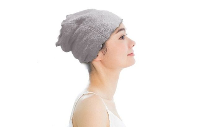 エアーかおる プチターバン( グレー )&ヘアーバンド( グレー )セット プチターバン ヘアーバンド ネックタオル 吸水力 吸水 ドライヤー時短 セット スーパーゼロ