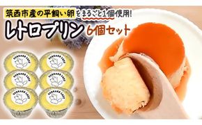 【 ODEKAKE LADY 】 レトロプリン 6個 セット 贅沢 平飼い卵 昔プリン ぷりん 洋菓子 お菓子 スイーツ デザート [BW068ci]