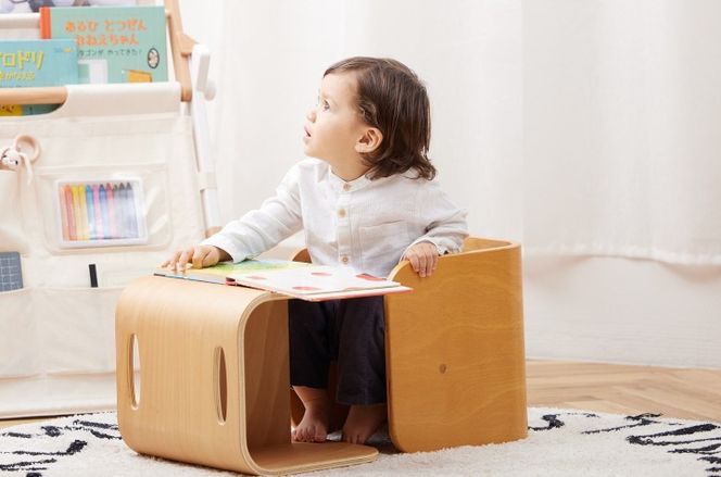 HOPPL（ホップル） 【アウトレット】 コロコロチェア （ナチュラル）