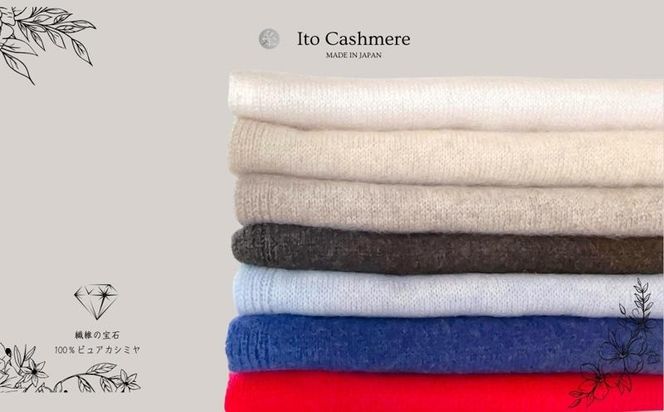 G3597 100％ピュアカシミヤ・マフラー オーガニックホワイト フリンジ無し【高級 カシミア おしゃれ ファッション 防寒 かしみあ】