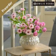 【母の日専用】アートフラワー エミリオ・ロバ　ラナンキュラス2L26-pk 母の日 ギフト 造花 プレゼント