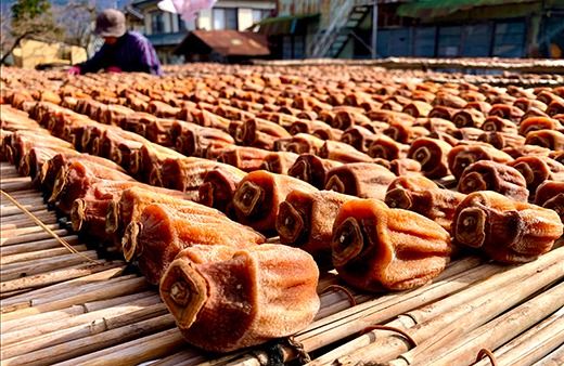 【山梨県産】ころ柿 約２ｋｇ（１０袋入） 枯露柿 干し柿 ほし柿 ドライフルーツ 山梨 やまなし 甲州 小分け 富士川町 【B3007】