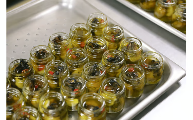 牡蠣 の 燻製 オリーブ オイル漬 アヒージョ 牡蠣味噌 佃煮 生姜 のセット [ディナーライン] 惣菜 瓶詰め [№5735-0403]