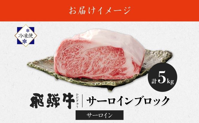 飛騨牛 サーロインブロック 5kg サーロイン ブロック サーロイン肉 ブロック肉 サーロインステーキ ローストビーフ ステーキ 国産 国産牛 和牛 肉 お肉 牛 ビーフ 日本産 和牛ステーキ ご当地 お取り寄せグルメ 送料無料 岐阜県 美濃市