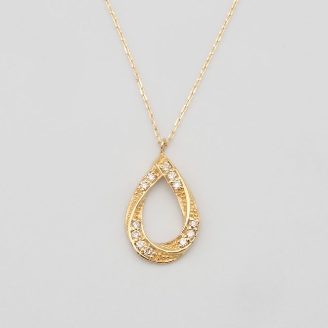 K18 0.10ct ダイヤモンド ペンダントネックレス HH-019739 SWBT006