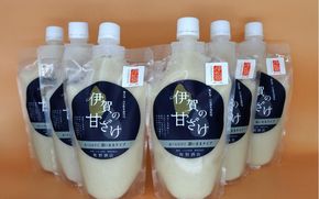 伊賀の甘ざけ 濃いまま（食べる）タイプ6本入り mnsk0003